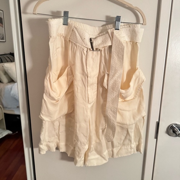 Zara SRPLS BRMD Bermuda cargo shorts w/ belt - Picture 4 of 8